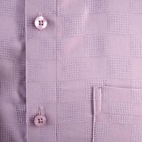Image of 7-DAYS Men's Premium Formal Shirts - Regular Fit, Full Sleeve, 100% Pure Cotton, Self-Design, with Pocket - Stylish Office Shirts for Men