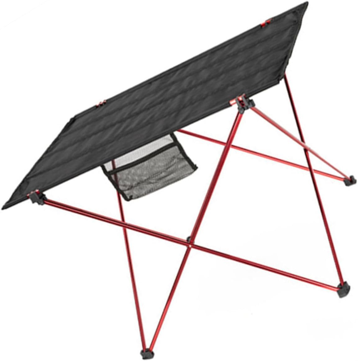 Healifty Portable Folding Camping Table Outdoor Small Aluminum Alloy Picnic Table Lightweight Foldable Outdoor Recreation for Hiking Beach and Travel Use