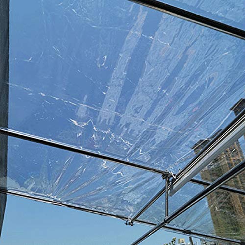Lonas impermeables transparentes de 420g/m² con ojales para ventanas 3