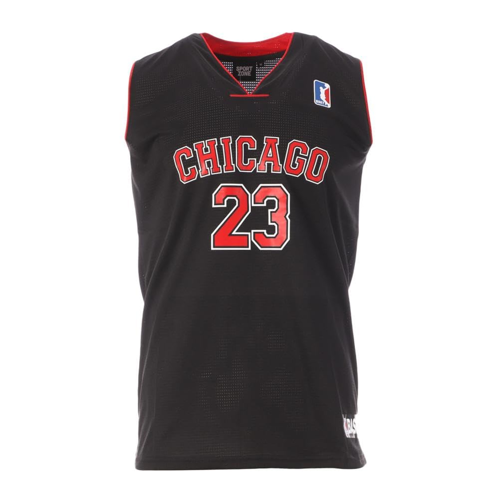Sport Zone Chicago 23 Men's Basketball Jersey Black, black, XXL