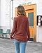 SimpleFun Womens Pullover Sweaters Long Sleeve Tunic Length Dressy Casual Fall Knit Sweater (Caramel,XXL)