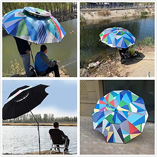 Parasol de jardin inclinable Ø2,2m grand modèle pour terrasse - 6