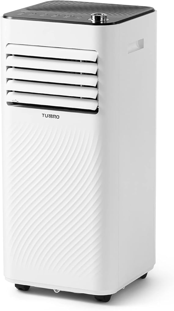 TURBRO Finnmark 10,000 BTU Portable Air Conditioner, Dehumidifier and Fan, 3in1