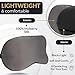 SLEEP FOUNTAIN Anti Aging Silk Sleep Mask for Women, Mulberry Silk Eye Mask for Sleeping and Skin Care, Blackout Sleep Mask with Copper Ion Technology Reduces Eye Puffiness, Fine Lines and Wrinkles