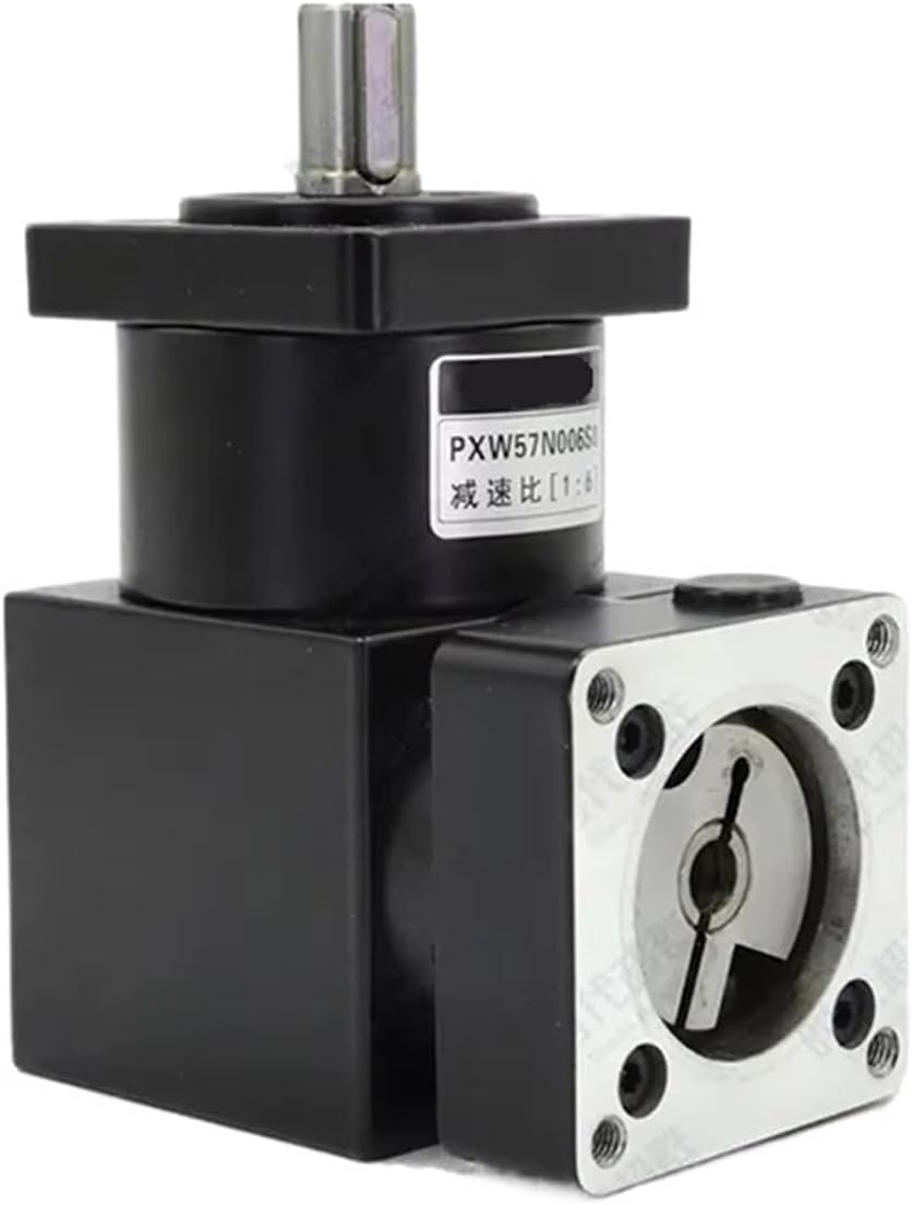 90 Degree Right Angle 57 mm Planetary Reducer for Nema23 Stepper or Brushless DC Motor Speed Ratio 4: 1 5:1 6: 10:1(6 to 1)