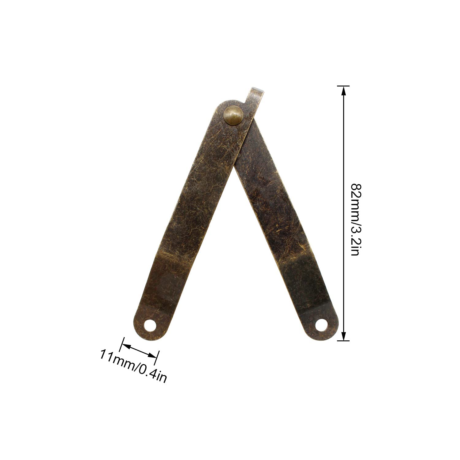 Cerniere Supporto Coperchio Mylerct - 8 Pezzi, Stile Retrò, Per Armadi E Mobili