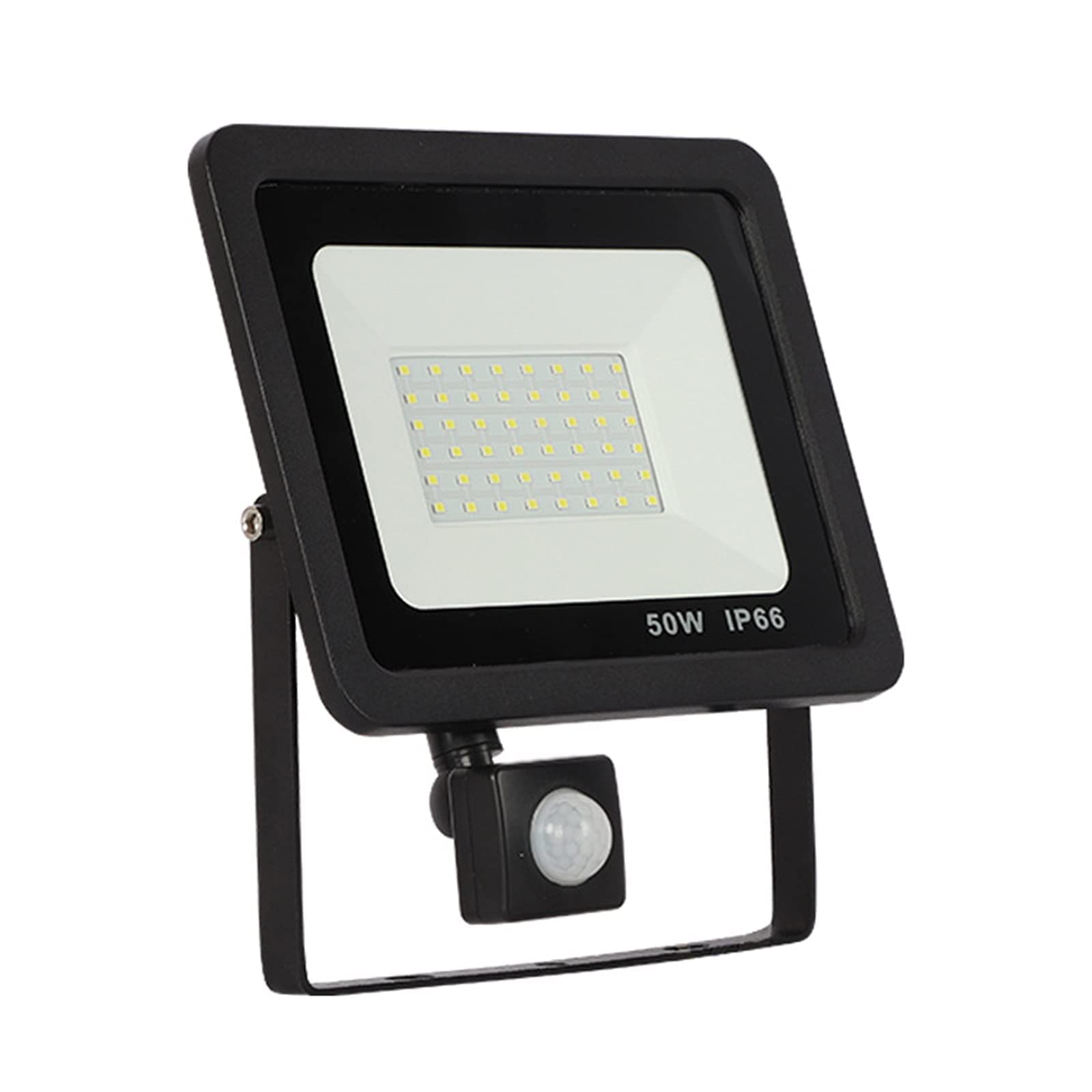 Focos de Seguridad con Sensor de Movimiento para Exteriores, 100 W, 12 ó 14 Perlas de lámpara Blancas, 7000 LM, 6500 K, luz de Trabajo para Patio, Garaje, Alma