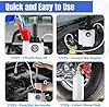 3L Manual Brake Bleeder Kit, One Person Brake Bleed Vacuum Pump with 1L Brake Fluid Bleed Bottle and 4 Master Cylinder Adapters, Suitable for Most Vehicles #3