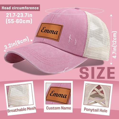 Gorra personalizada con abertura para coleta para mujer miniatura 5