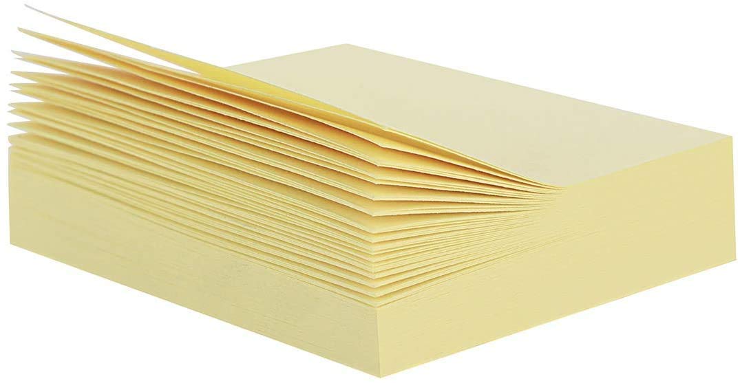 ZCZN 30 bloków karteczek samoprzylepnych 38 x 51 mm, karteczki samoprzylepne, żółte kanarki, 100 kartek/blok, małe