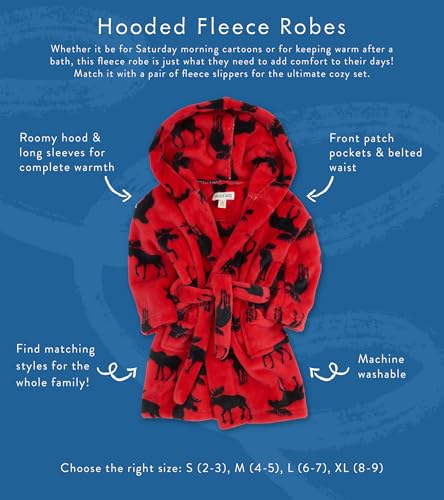 Little Boys Fleece Robe4