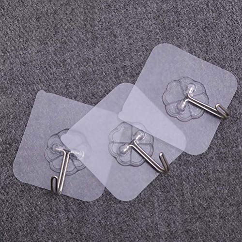 Gancho Transparente Não Marcante Gancho De Plástico Forte Gancho Gancho Transparente Não Marcador Ga