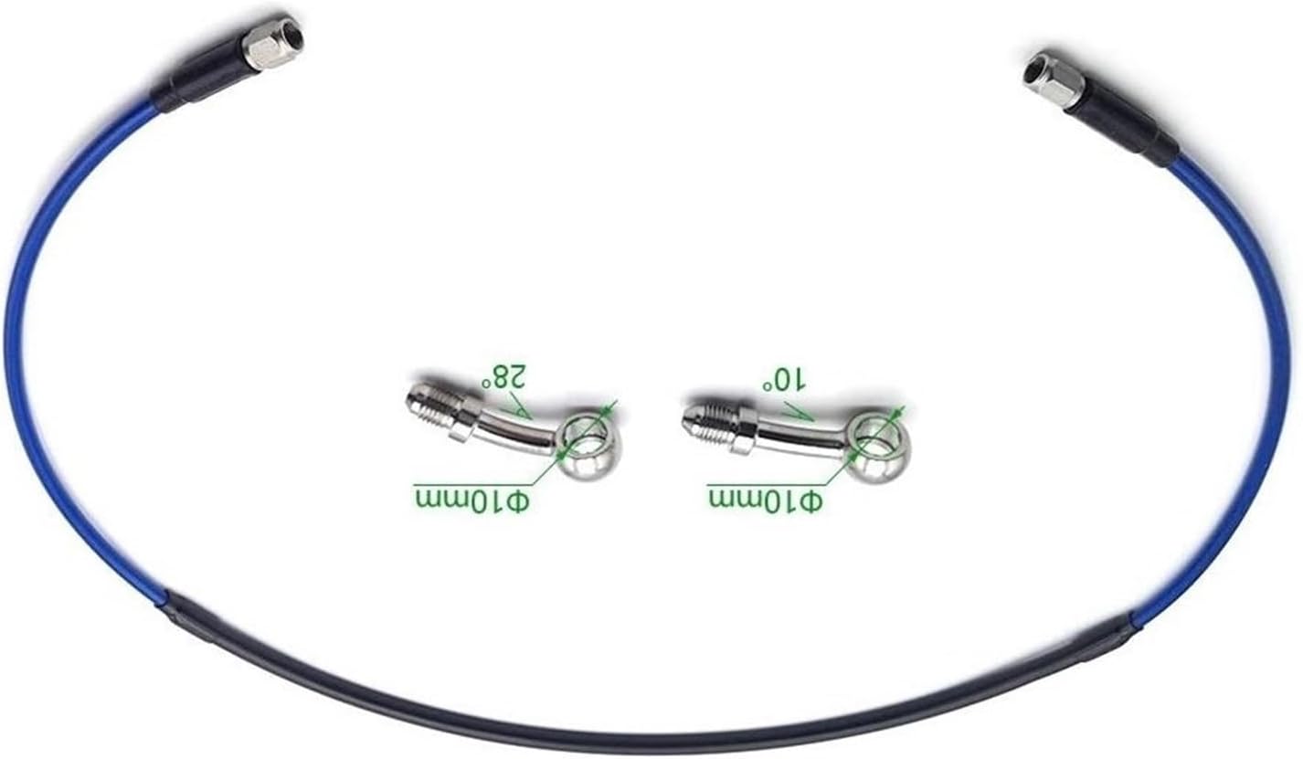 バイクのブレーキライン 1300mm オートバイフロントブレーキホースライン ブレーキケーブル 油圧パイプ に適合するホンダ CRF