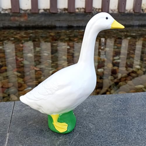 Figura de ganso de 7 pulgadas para decoración miniatura 3