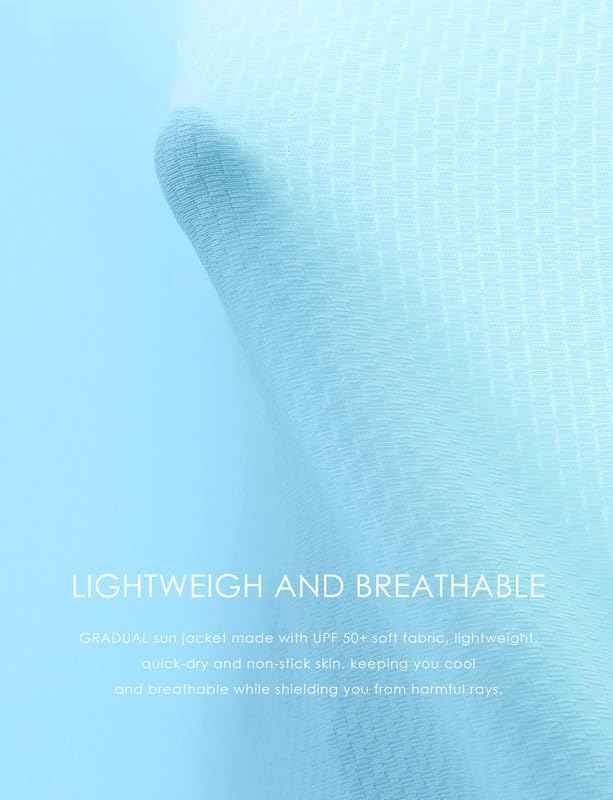 Women's UPF 50+ Swim Cover Up Sun Protection Hoodie Long Jacket SPF Lightweight Beach Cover Ups for Women - Image 6