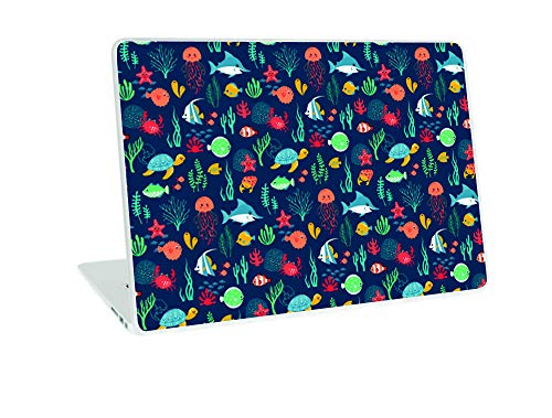 Image of GalaxsiaTM Turtle Fish Pattern Vinyl Laptop Skin /Sticker /Cover /Decal Compatible for Any 15.6 Inches Laptop (Hp /Dell /Sony /Acer /Lenovo /Asus. Etc) Or Notebook.