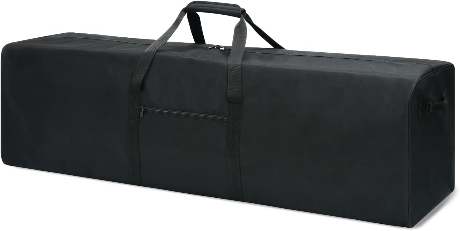 52 Inch Large Duffle Bag for Travel Camping Sport Equipment Storage Bag with 2-way Lockable Zippers
