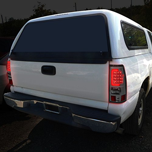 Image of DNA MOTORING TL-CSIL03-LED-RD3D-CH-SM LED 3D Tail Light Assembly Driver & Passenger Side [Compatible with 03-06 Silverado / 07 Sierra]