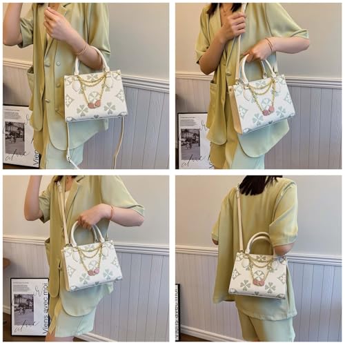 Crossbody Bags for Women Trendy Fashion Floral Pattern Large Tote Shoulder Bag Purse for Daily Use Work Shopping Party2
