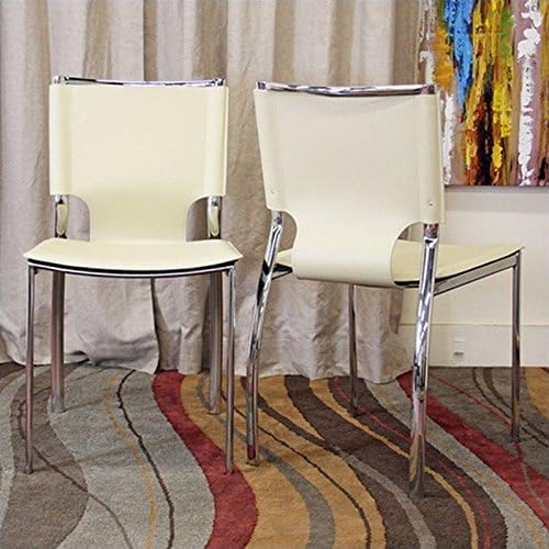 Miniatura 3 de Baxton Studio B57-ALC-1083 - Juego de 2 sillas de comedor, tamaño mediano