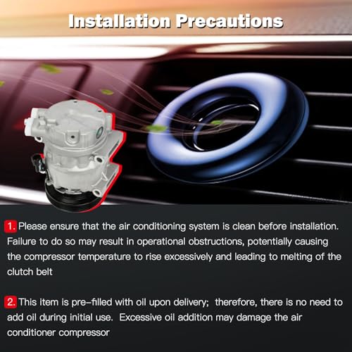 Image of Air Conditioning Compressor for INFINITI QX4 for Nissan Pathfinder 3.3L