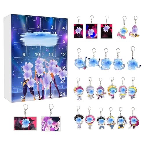 YEJAHY SchlüSselanhäNger Set, Acryl Karikatur AnhäNger,SammlerstüCk-Set, Blinder Kasten Kinder Fan Geschenke