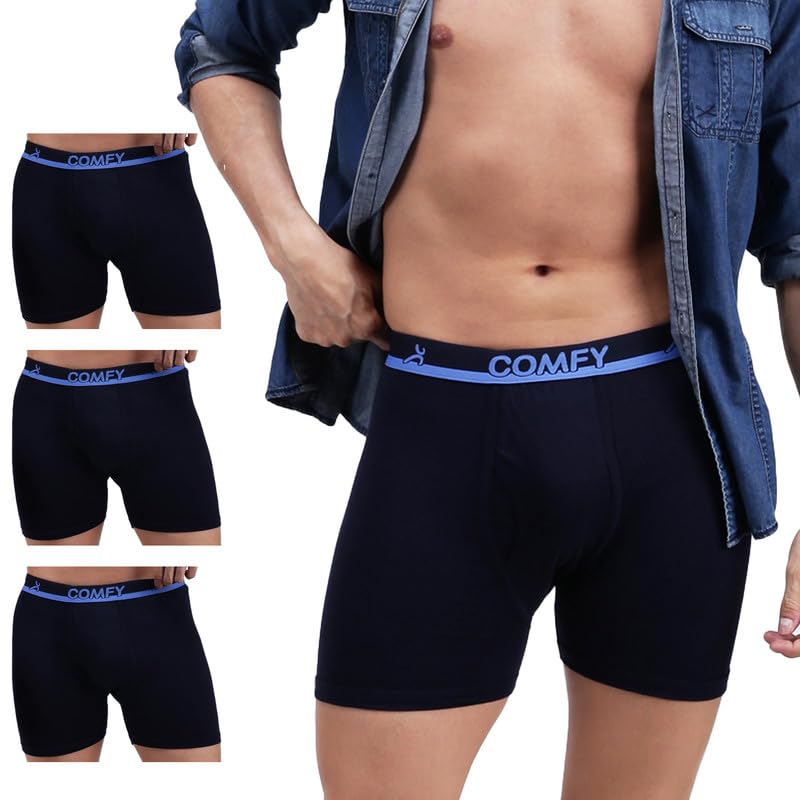 Image of Amul Comfy Men's Trunk Underwear | Soft Outer Elastic | Soft Waistband | Breathable Comfortable Innerwear | Pack of 10 | Color May Vary