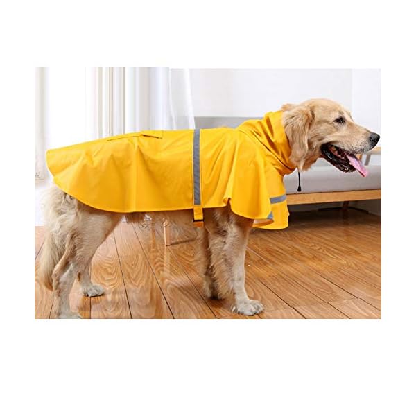 HAPEE Dog Raincoats for Large Dogs with Reflective Strip Hoodie,Rain Poncho Jacket for Dogs HAPEE Dog Raincoats for Large Dogs with Reflective Strip Hoodie,Rain Poncho Jacket for Dogs