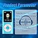 MP3 Player, Portable Lossless Sound Slim MP3 Music Player with Earphone, 1.8 Inch LCD Screen Digital Music Player, Support Up to 64GB (Blue)