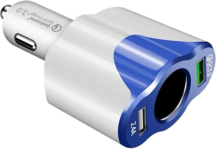 Cargador de coche de 33 W, mini adaptador de carga para iPhone X XR XS Max 8 7 6 Plus, iPad Pro Air Mini, Galaxy S9 S8 Plus, Huawei, HTC, Mp3, etc.