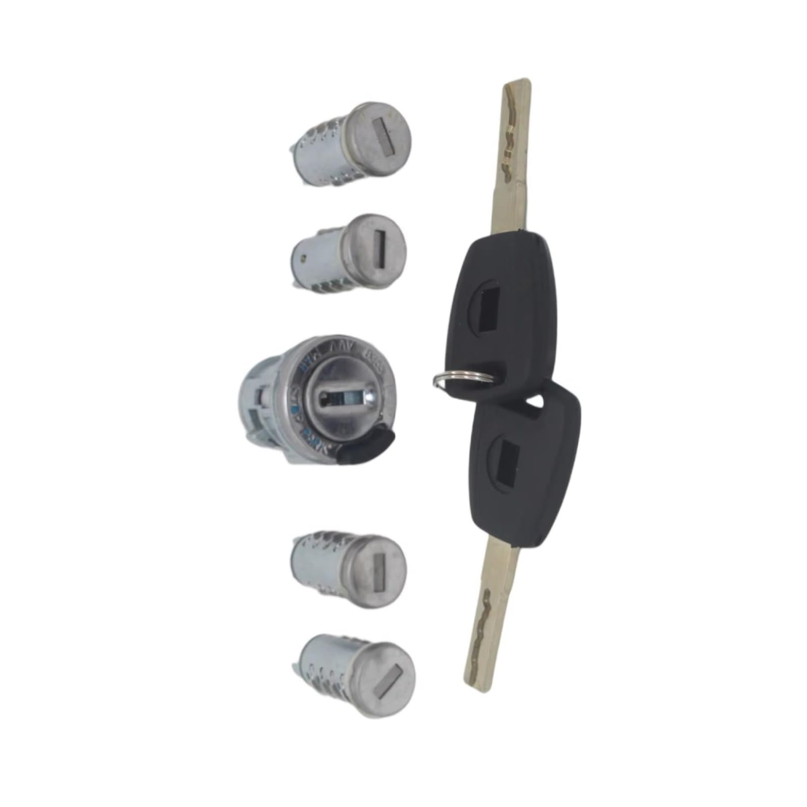Cilindro Llave Encendido Compatible con Fiat para Doblo para Cargo para Punto interruptor de encendido puerta cerradura de maletero cilindro cilindro cuchilla llaves SIP22 AL162