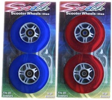 4 Ruedas Azul y Rojo Con Rodamientos RAZOR KICK SCOOTER