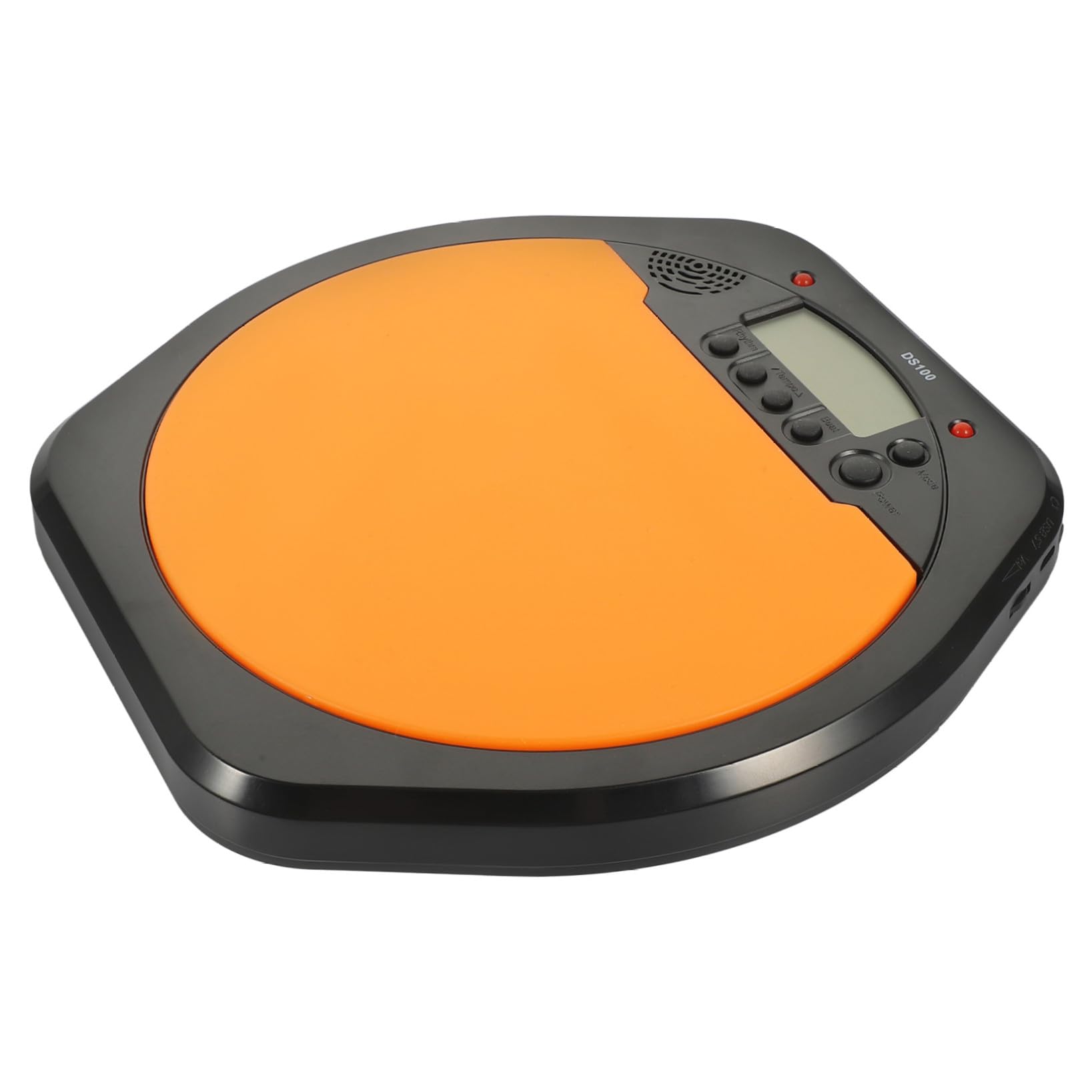 Pad de Batería Electrónico Portátil Rango Dinámico Completo y Material de Asb y Silicona, Metrónomo Digital Pantalla Lcd para Práctica y Entrenamiento
