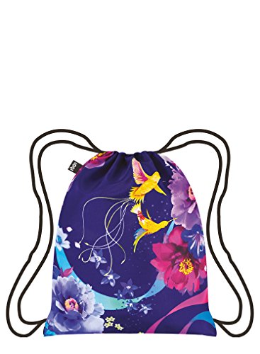 LOQI Shinpei Naito Hummingbirds Backpack, Multicolor