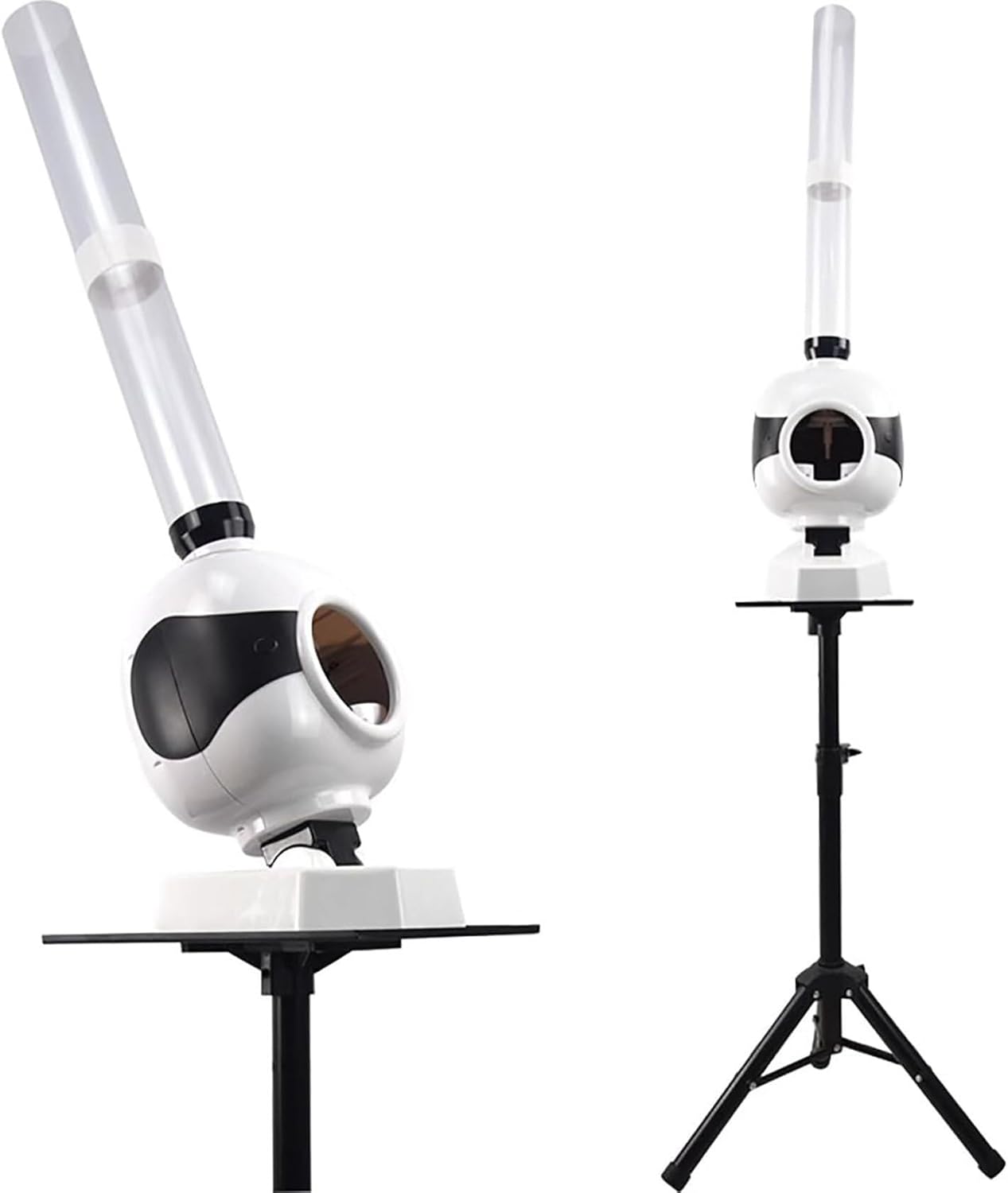 Automatic Badminton Service Machine Robot, with Remote Control Adjustment, Adjustable Angle for Home Solo Practice&Competition Training