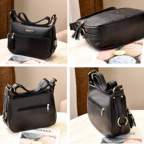 Sac à main femme en cuir PU de haute qualité finition multipoche - 2