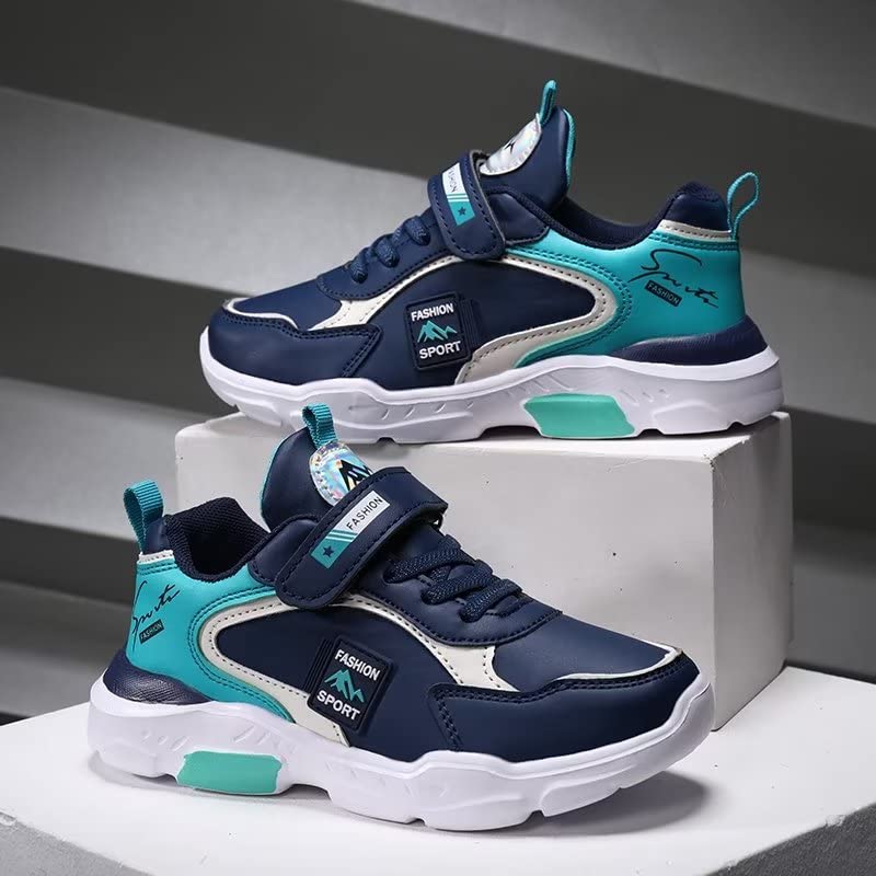 Low-top wear-Resistant Kids Sports Shoes（Dark Blue 1，7 Big Kid）4