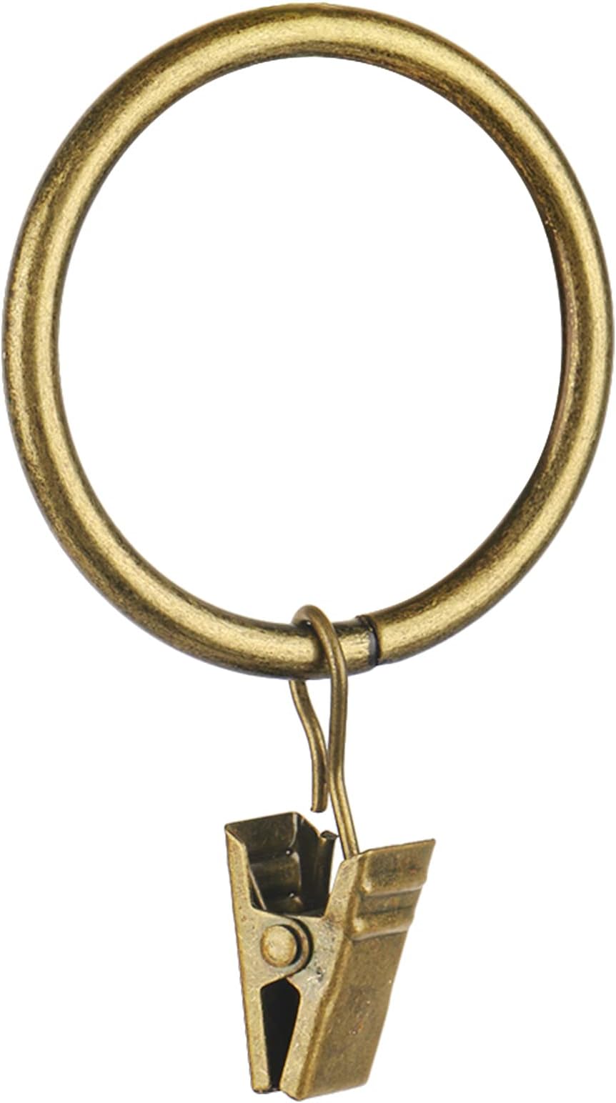 Amazon.com: Ivilon Drapery Curtain Clip Rings - Clips Ring for Curtain ...