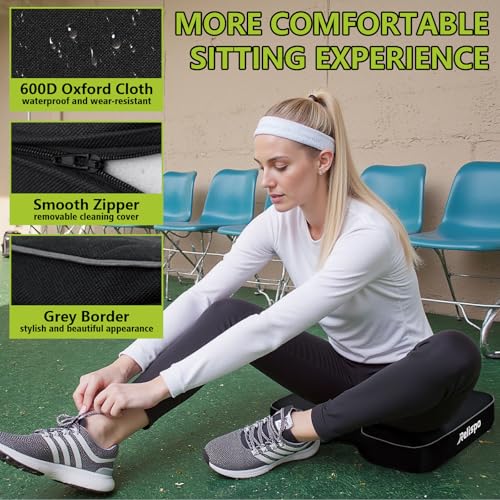 Relispo Stadium Seats for Bleachers with Integral Cutting Memory Foam, Stadium Seat Cushion Waterproof Extra Thick Bleacher Cushion, Portable Stadium Cushions for Indoor Outdoor Events (1 Pack) - Thumbnail 4