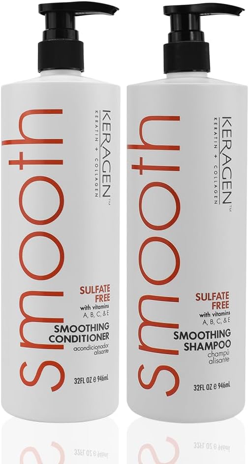 Smoothing Shampoo & Conditioner 32oz Combo Set