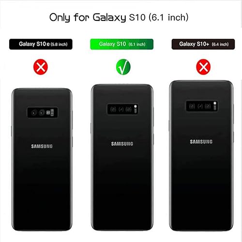 Miniatura 2 de Funda para Galaxy S10, delgada, a prueba de golpes, transparente, suave, flexible, TPU floral, funda protectora para Samsung Galaxy S 10 (2019)