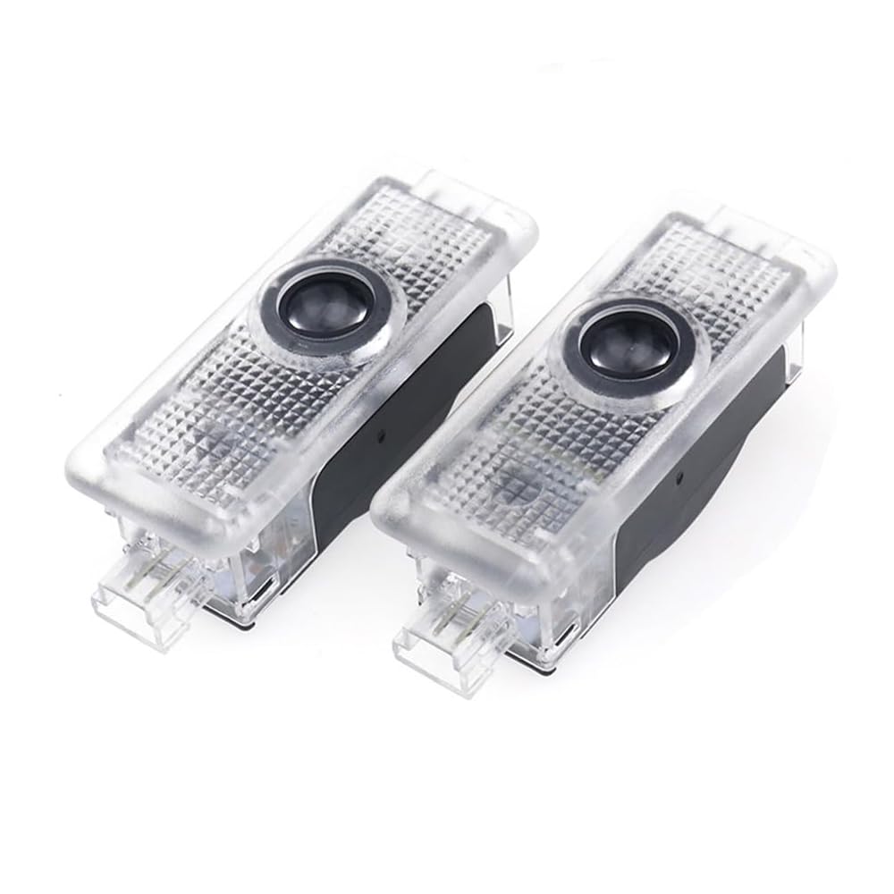 NIKTVEZ 2PCS Car Welcome Light, for Peugeo 508 2011-4K HD Car Door Lights Personalised Cars Door Step Courtesy Welcome Puddle Lights