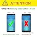 J&D Compatible for Samsung Galaxy J4 Plus/J4+/J4 Core Glass Screen Protector (3-Pack), Not Full Coverage, Tempered Glass HD Clear Ballistic Glass Screen Protector for Galaxy J4 Plus (Not for J4 2018)