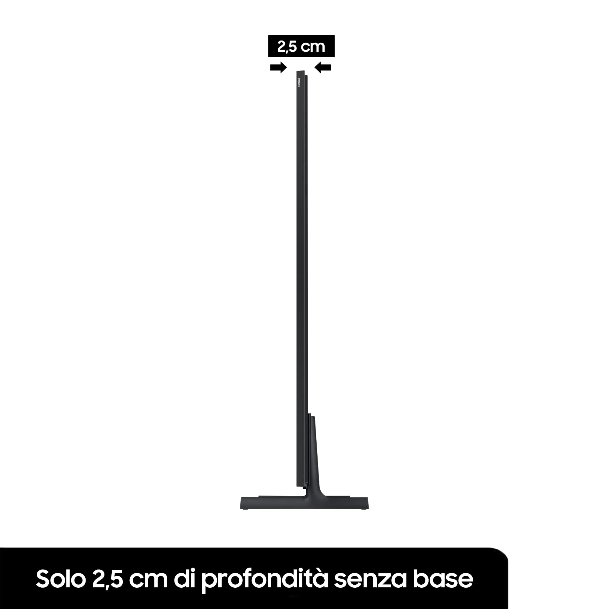 Samsung Téléviseur QE32LS03BBUXZT, téléviseur Intelligent 32 Pouces série LS03B, QLED 4K Full HD, Alexa et Google Assistant intégrés, Noir, 2022, DVB-T2