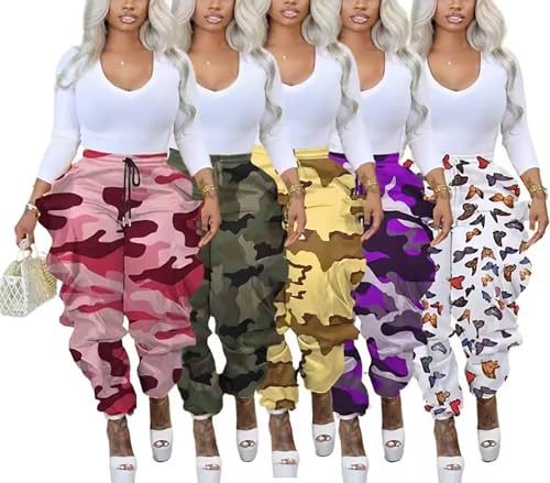 DINGANG Fringe Pants for Women Trousers Long Solid Color High Waisted Pants Sweatpants for Women Streetwear3