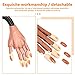 Nail Trainning Practice Hand - Flexible Movable False Fake Hands for Nail Manicure-Best Manicure DIY Print Practice Tool