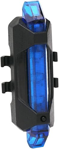 USB recargable bicicleta LED trasero lúmenes modos Super brillante lámpara trasera para montar en la noche asiento poste montaje tubo color aleatorio