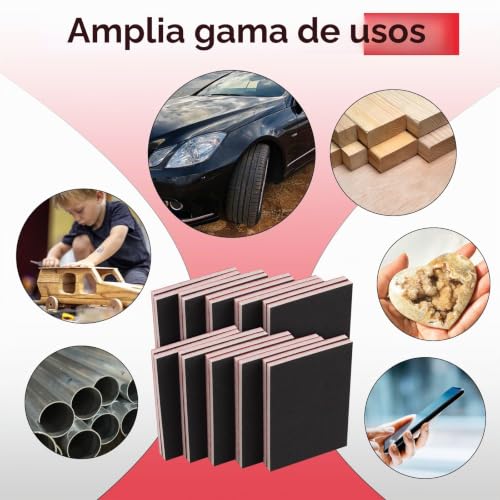 Miniatura 7 de Shineboc 20 Piezas Esponja De Lijado, Grano 180-3000 Bloques Esponja De Lijado Lijadora De Mano Paralijado De Pintura De Madera, Óxido De Metal, Pared, Plástico