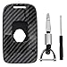 Coque de clé intelligente 4 boutons en fibre de carbone pour Renault Koleos Kadjar Talisman Captur Espace Clio Megane 2016 2017 2018 2019 2020 2021 de remplacement de voiture