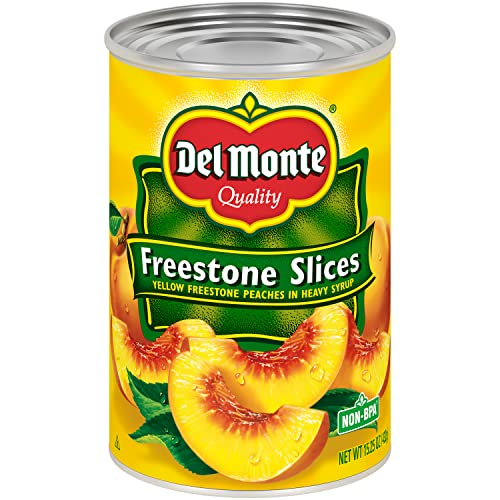 Del Monte Canned California Freestone Sliced Peaches in Heavy Syrup, 15.25 Ounce 2000852